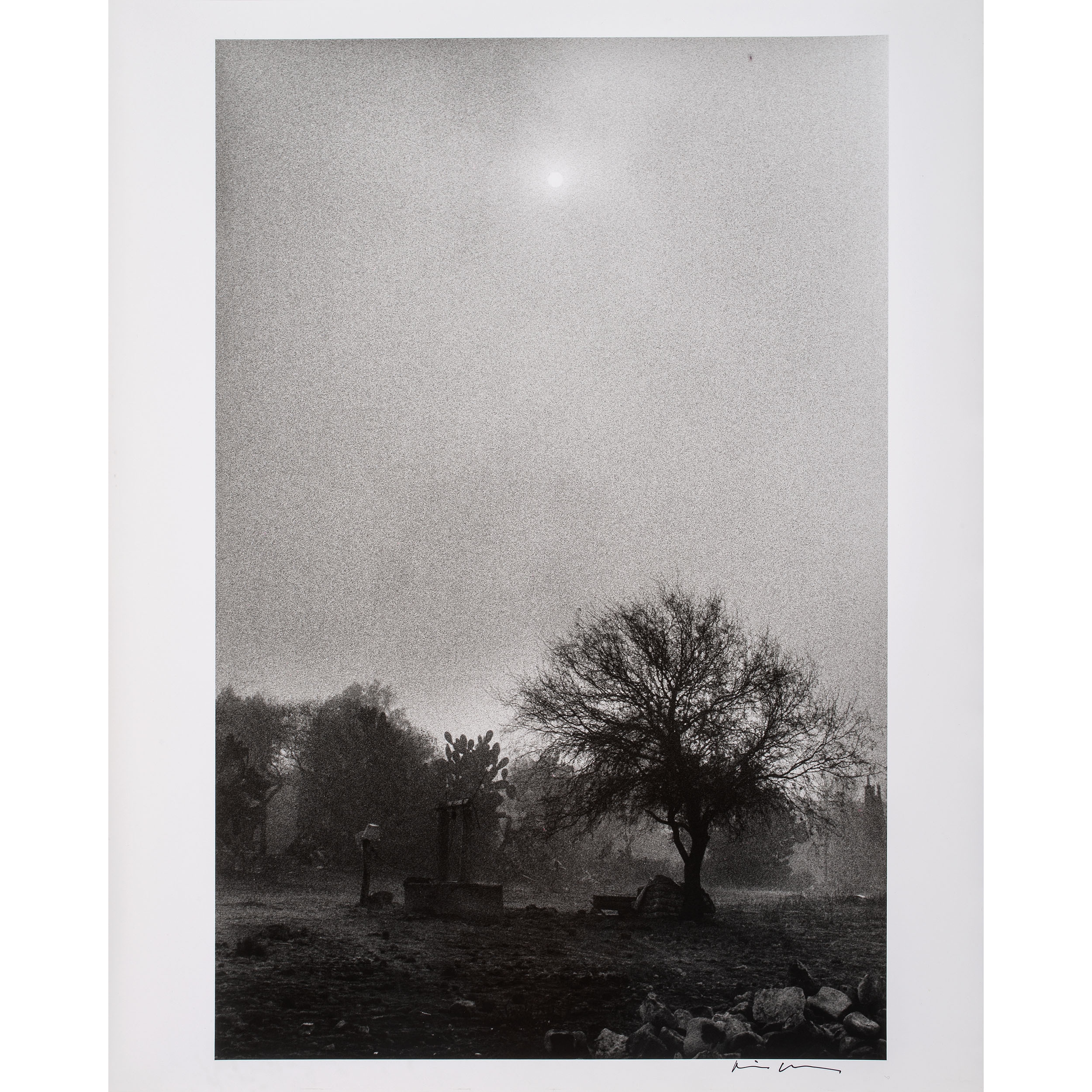 Artwork by David Maawad, El Pozo, Made of silver print