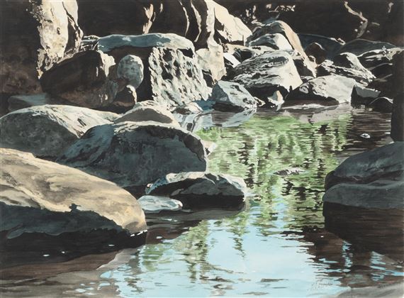 Rocky Creek by Herb Rather