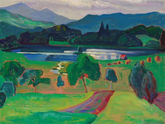 Staffelsee by Gabriele Münter, 1908