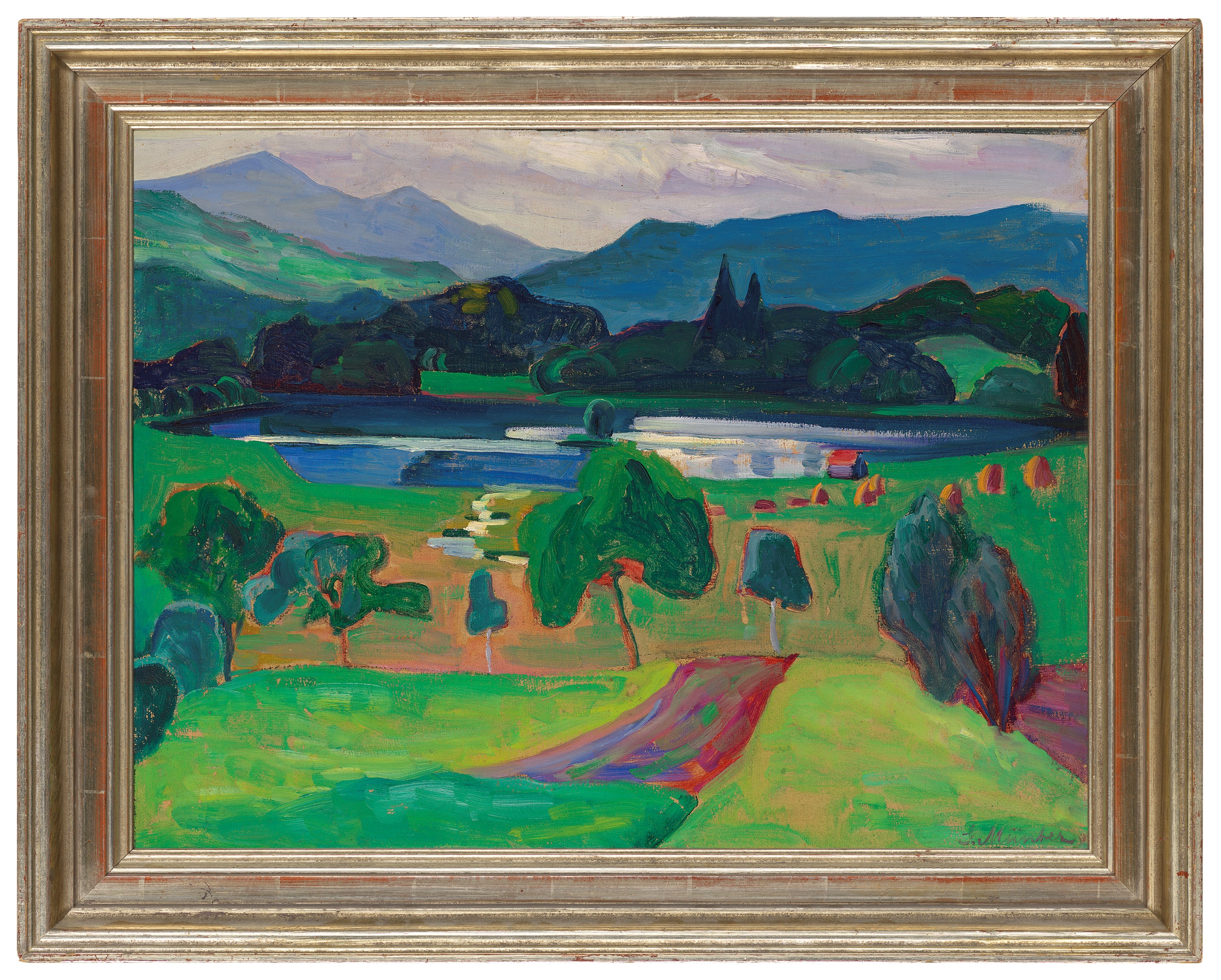 Artwork by Gabriele Münter, Staffelsee, Made of oil on board