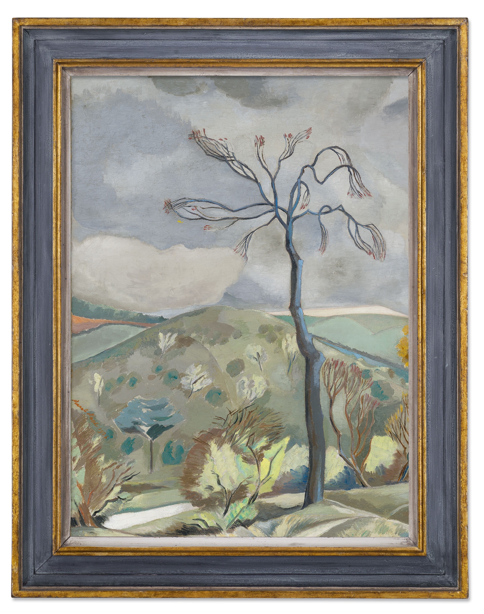 Artwork by Paul Nash, Autumn Landscape, Made of oil on canvas