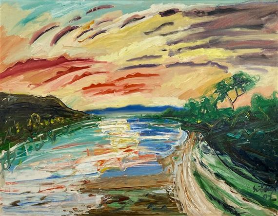 SUNSET by Lajos Sváby, 1992