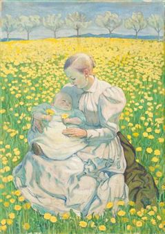 Mother and child - Cuno Amiet