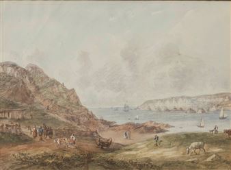 Fourteen Views of Jersey; and one of Pembroke Castle, fifteen - Charles Theophilus Hahn