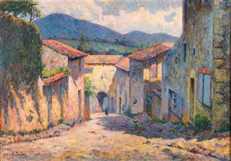 Village street in the South of France - Alban Dulac