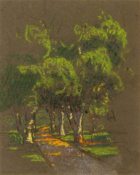 Botanical Gardens, Durban by Clément Sénèque, dated Nov 1928
