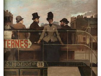 LE PROMENADE EN OMNIBUS - Étienne Moreau-Nélaton
