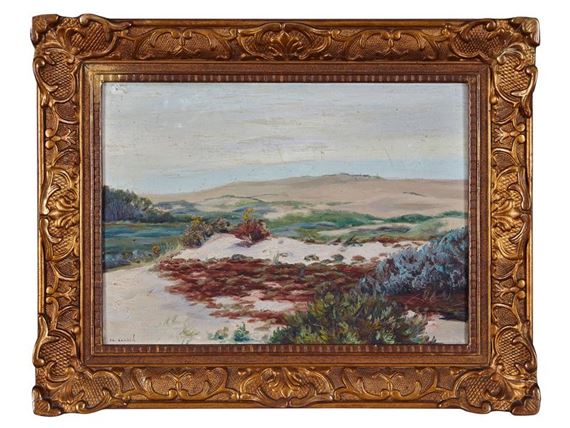 Plage avec genêts by Charles Emmanuel Joseph Roussel