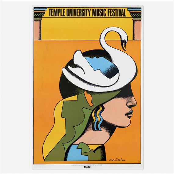 ミルトン・グレイザー University Music Festival Milton Glaser | Temple University Music Festival/Institute (1968