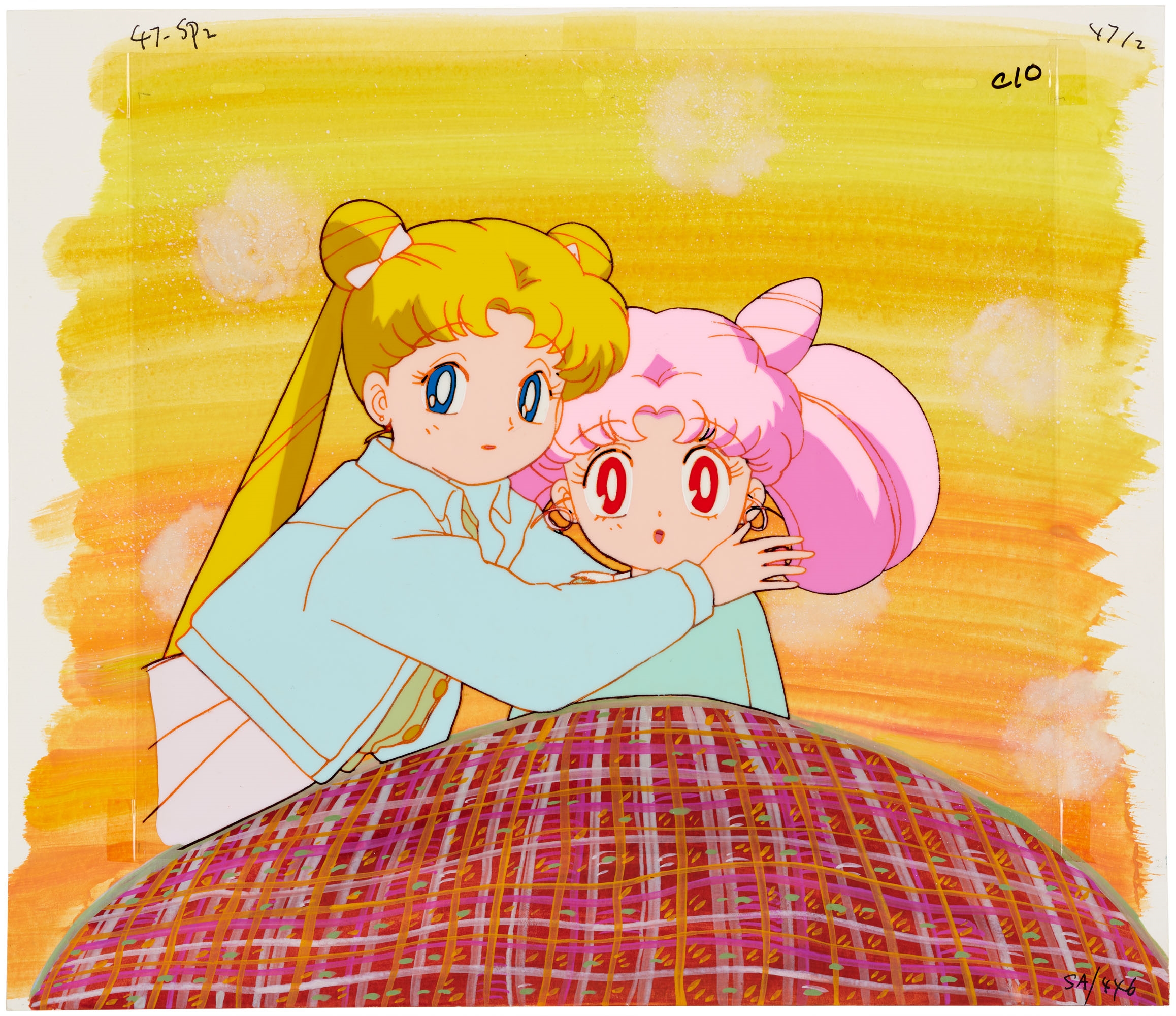 Usagi Tsukino and Chibiusa by Toei Animation
