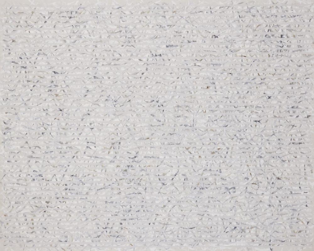 Artwork by Qin Yifeng, Line Field, Made of acrylic on canvas