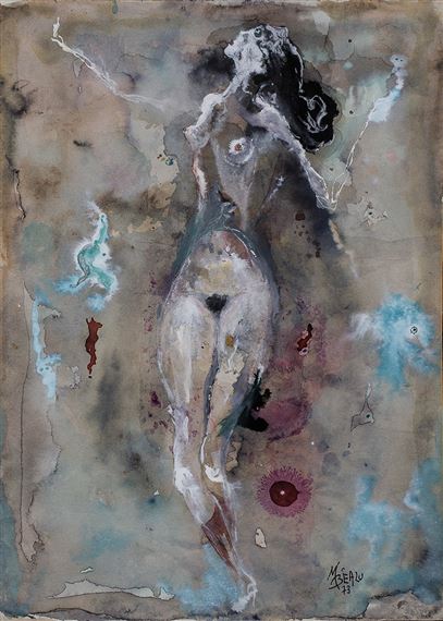 Untitled Composition by Marcel Béalu, 1973