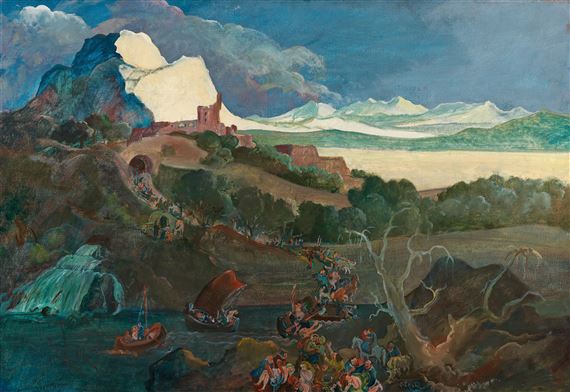 “The Rape of the Sabine Women” by Oskar Laske, 1939