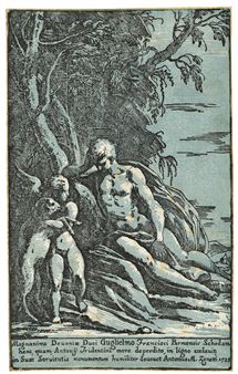 Two works: Saint John the Baptist in the Wilderness; The Virgin seated with Saints Jerome and Francis - Parmigianino