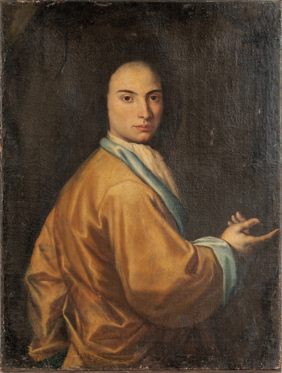 Gentiluomo con abito giallo by Piedmontese School, 18th Century