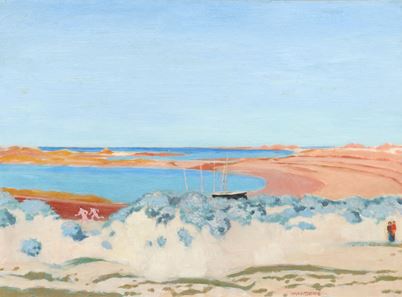 La plage aux chardons bleus by Maurice Denis, circa 1922