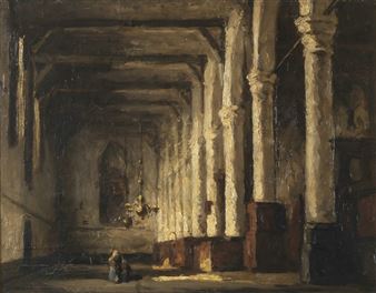 KIRCHENINTERIEUR - Jacques Cornelis Snoeck