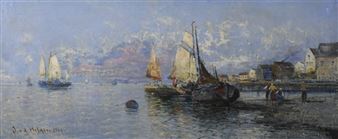 SCHIFFE IM HAFEN - J. V. Helger