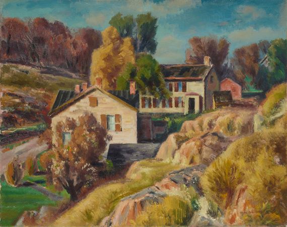 November Landscape by Eugene Edward Speicher