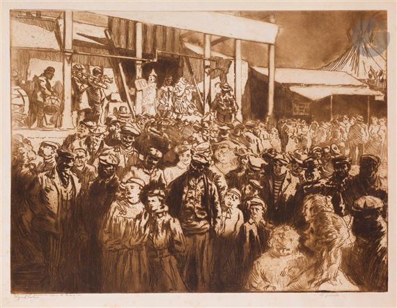 La Parade by Edgar Chahine, 1908