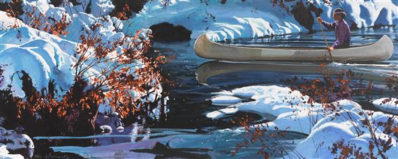 Snow Glide by Oleg Stavrowsky