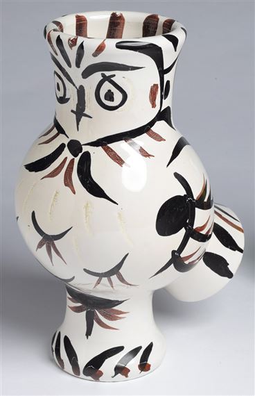 Chouette Aux Plumes (Feathered Owl) by Pablo Picasso, Galerie Madoura, 1951