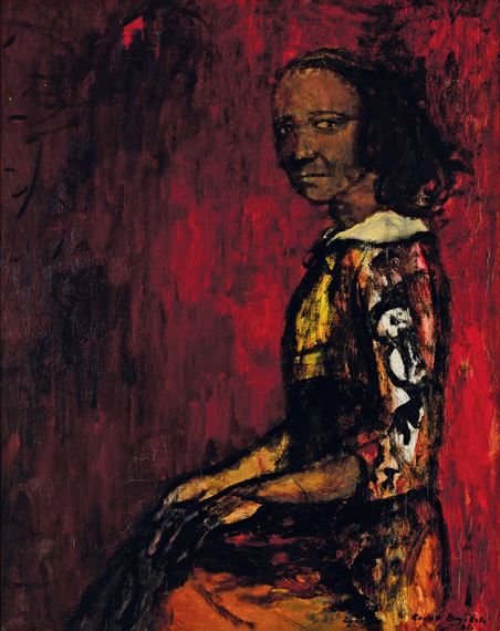 Half-Caste Woman (Also Known As Portrait) by Russell Drysdale, 1961