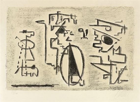 "In Uruk sollst du dein Haus bauen" by Willi Baumeister, 1947
