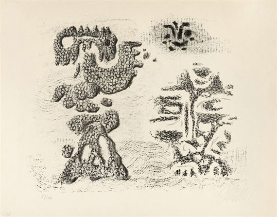 "Lass die Klage, lass den Zorn" by Willi Baumeister, 1947