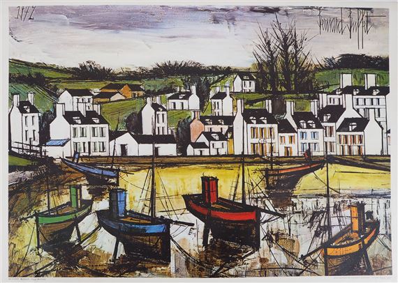 Bernard Buffet | Port de la Rochelle (1972) | MutualArt