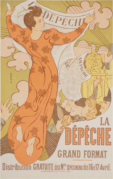 Lectrice passionnée (La Dépêche) by Maurice Denis, 1897