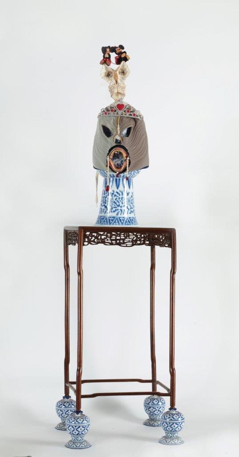 Artwork by Skall, THE NECROPHAGOUS ANGEL, Made of mixed technique and relief