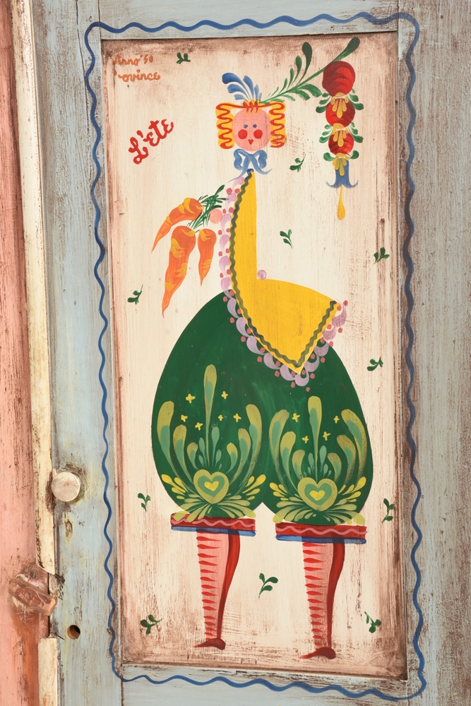 Peter Hunt | Peter Hunt Paint Decorated Four Seasons Cabinet Cape Cod ...