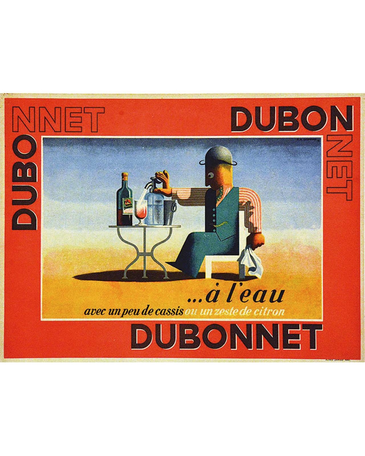 A.M. Cassandre | Dubo Dubon Dubonnet à l'eau (1935) | MutualArt