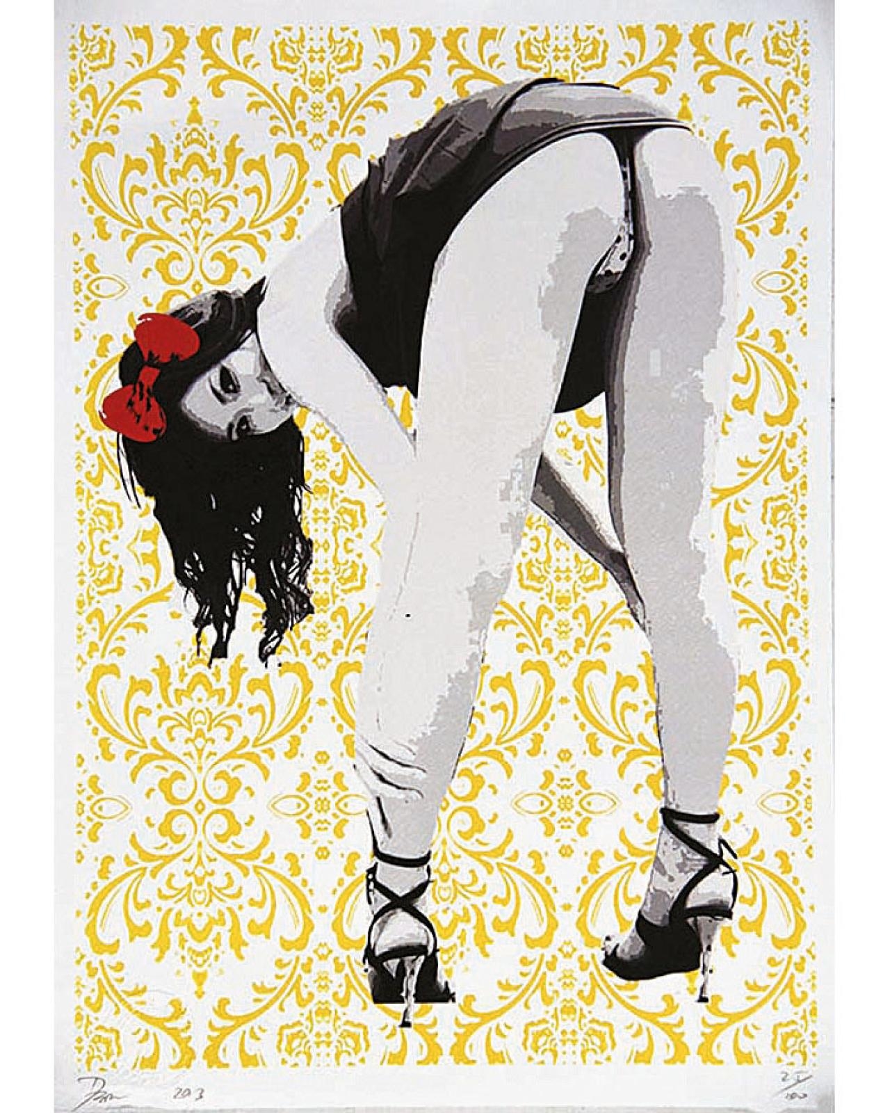 Death NYC - Audrey Hepburn Louis Vuitton- Sérigraphie originale signée -  Street Art - Plazzart