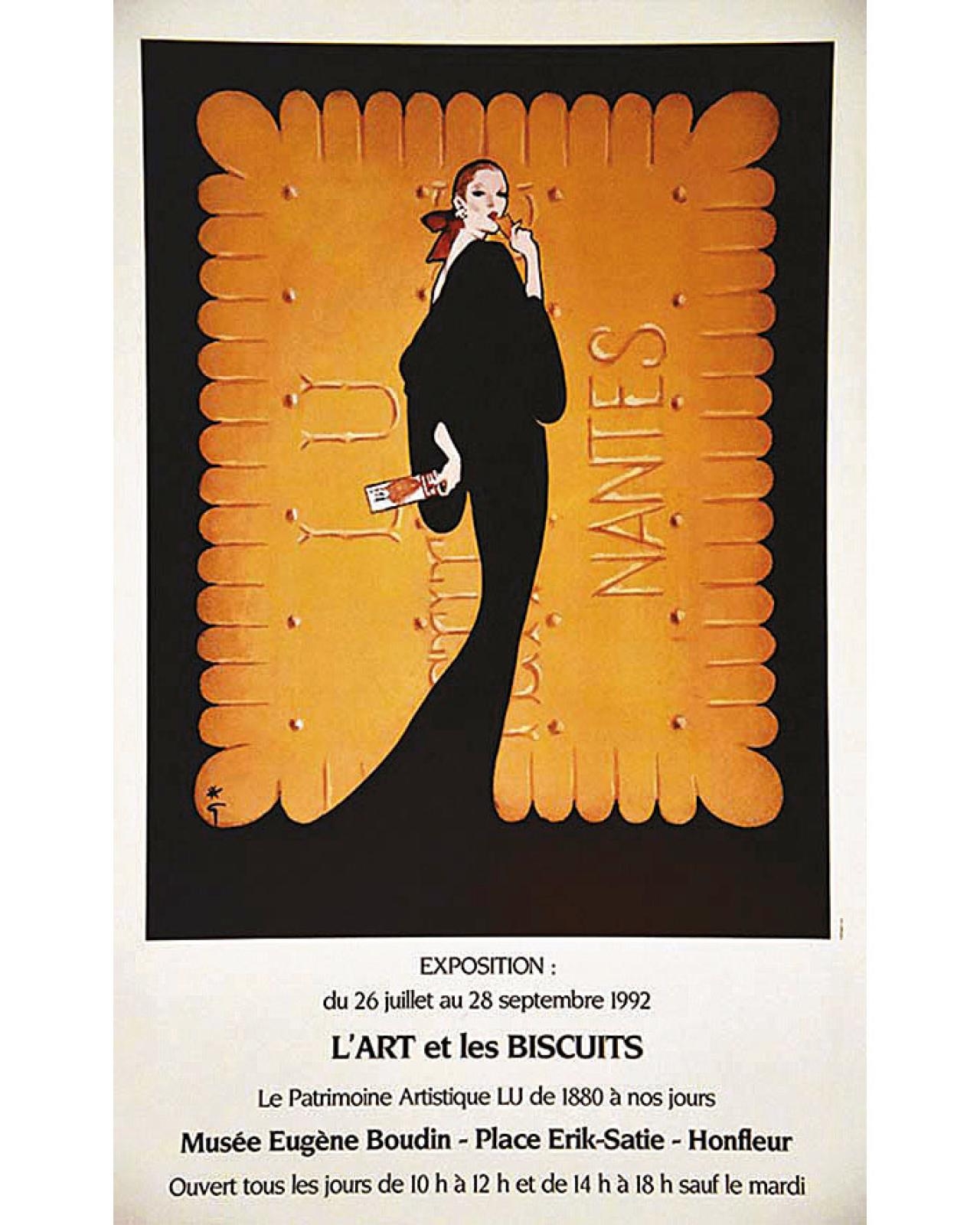 L'Art & Les Biscuits by René Gruau, 1992
