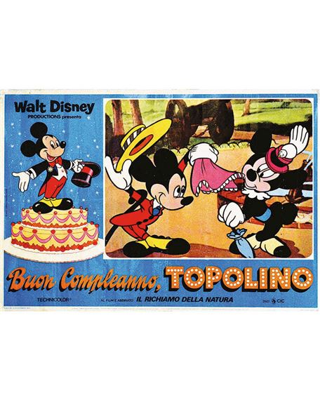 Disney Walt Topolino Mickey Buono Compleanno 1979 Mutualart