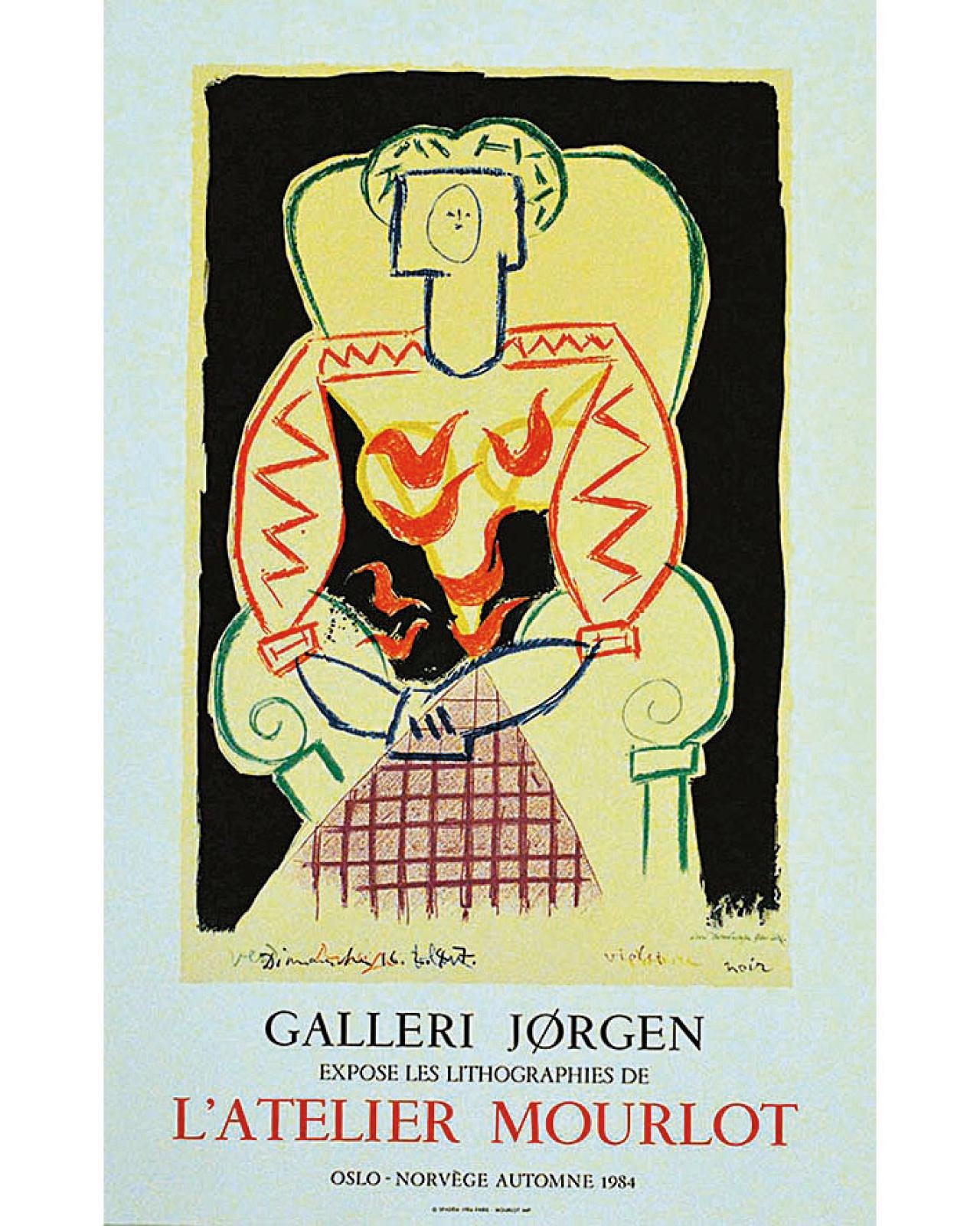 Pablo Picasso Gallerie Jorgen by Pablo Picasso, 1984