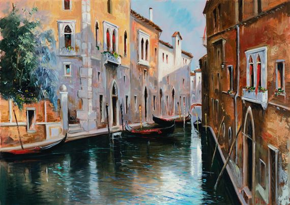 Serene Canal in Venice by Stan Pitri