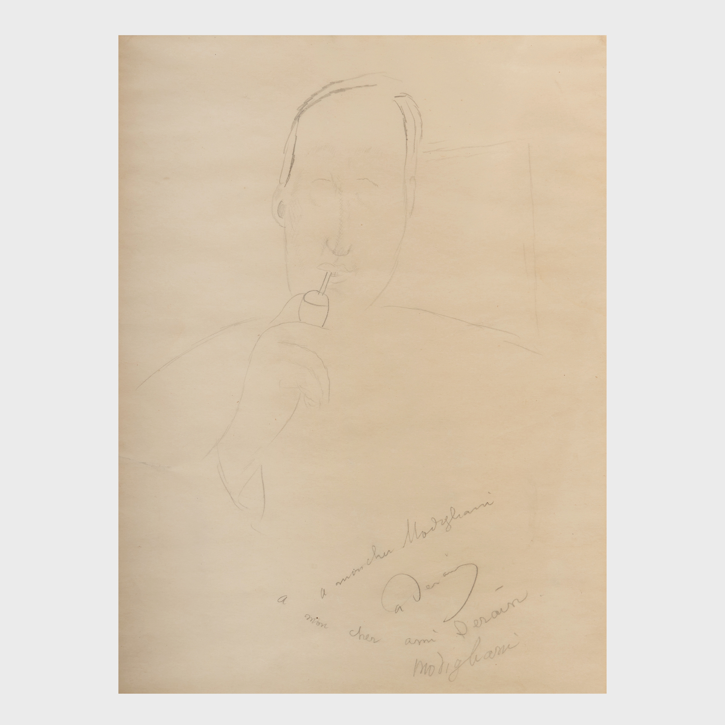 Amedeo Modigliani | Portrait of André Derain | MutualArt