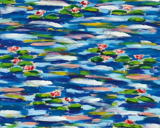 Salomé | 2 Schwimmer im Seerosenteich (1998) | MutualArt