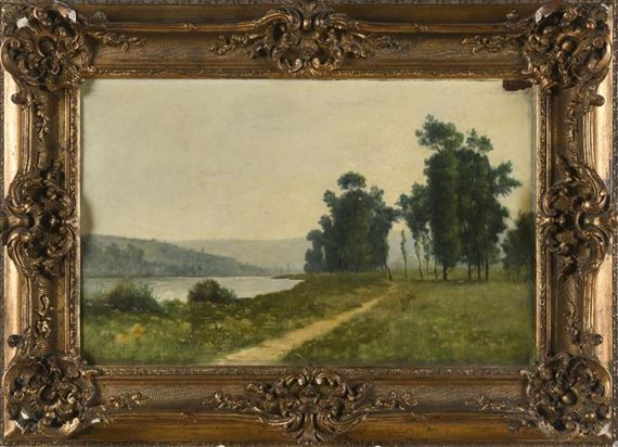 Paysage de rivière by Johannes Son
