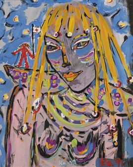 Frau mit blonden Haaren - Kartin Stähle-Altemark