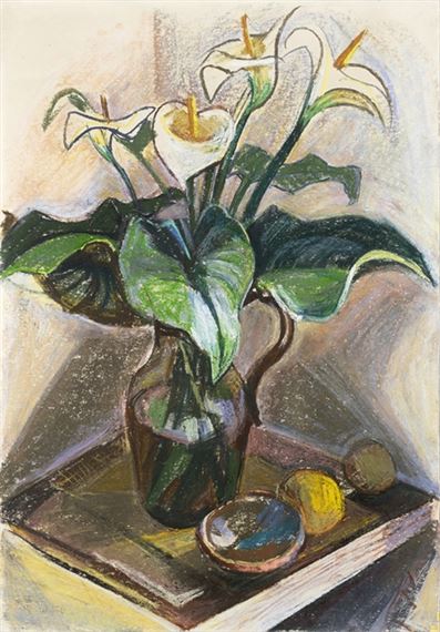 Stillleben mit Calla by Richard Ziegler, 1967