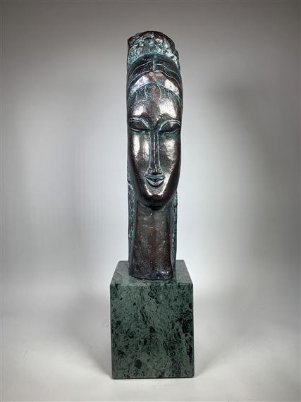 Tête de jeune femme by Amedeo Modigliani