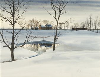 Winter Landscape - John Wesley Chumley