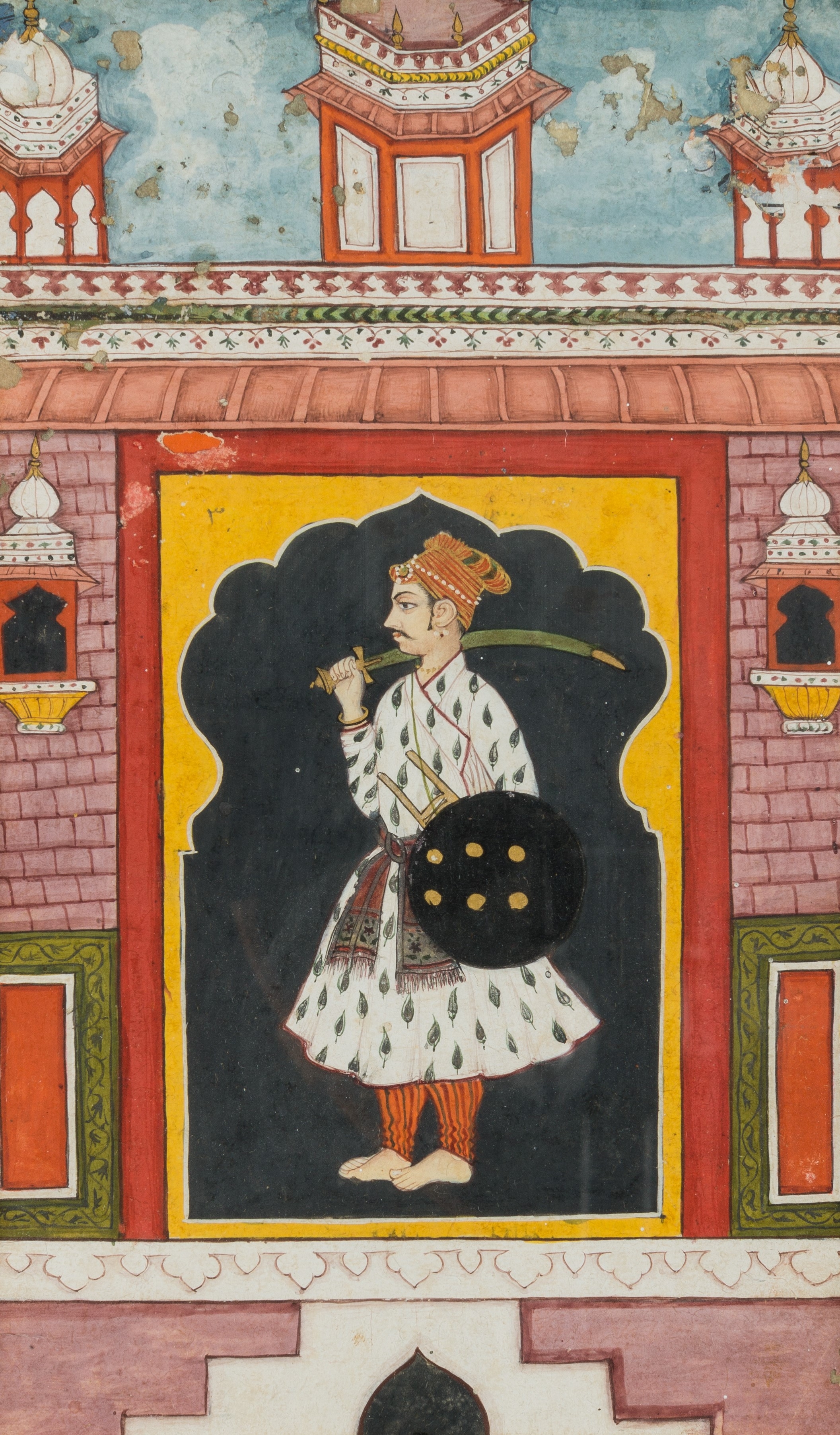 Indian School, 18th Century | A RULER IN A PALACE | MutualArt