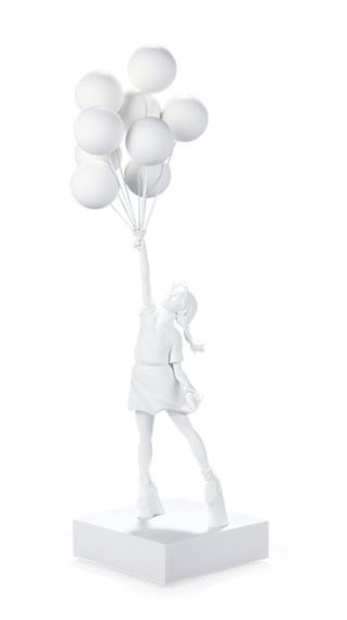 Banksy | Flying Balloons Girl (Red Balloons Ver.) (2019) | MutualArt