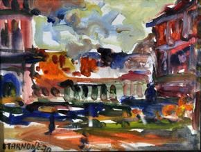 Piazza di città by Federico Severino, 1970