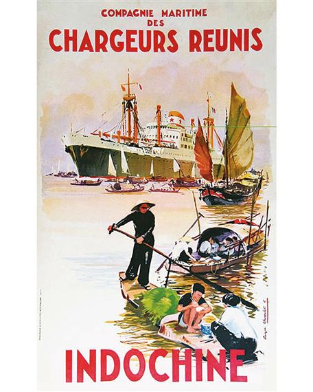Chargeurs Réunis 1952 Indochine, Roger Chapelet - Tourism